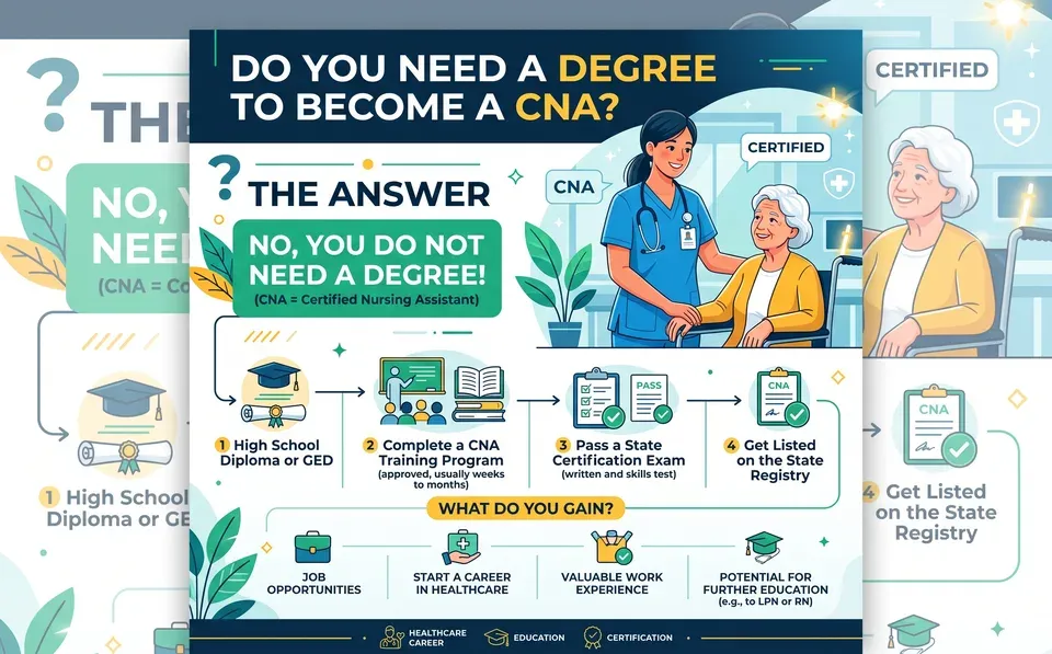 Do you Need a Degree to Become a CNA?