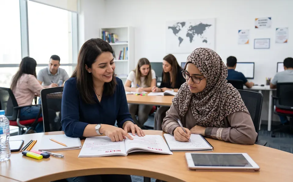 How do IELTS coaching centers in Dubai give personalized support?